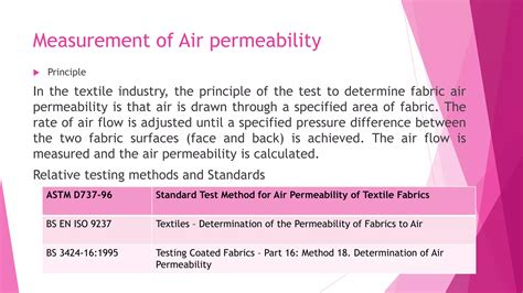 air permeability test pdf